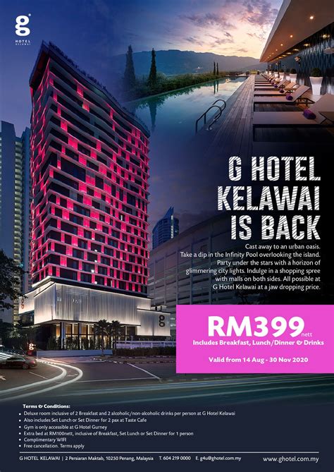 G Hotel Kelawai Welcomes You Back with Attractive Deals