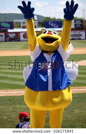 Binghamton, Ny - June 14: Binghamton Mets' Mascot Entertains The Crows ...