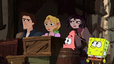 SpongeBob Tangled Crossover by leonsart933838 on DeviantArt