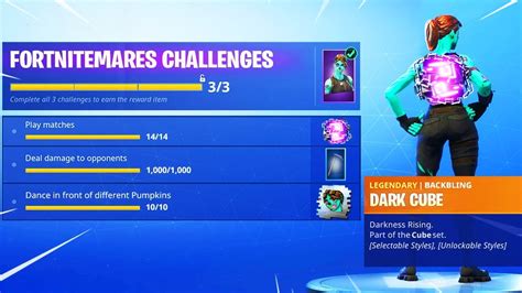 The FREE Fortnitemares Challenge REWARDS in Fortnite.. - YouTube