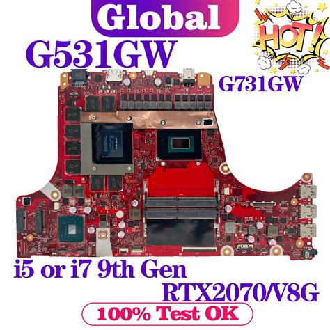 Mainboard-For-ASUS-S5D-S7D-G531GW-G731GW-G531GV-G731GV-G531GU-G731GU ...