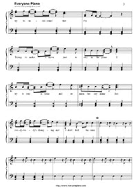 Everybody's Changing-Keane- Free Piano Sheet Music & Piano Chords