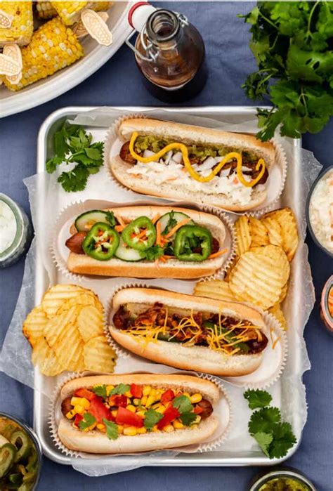 Ultimate Hot Dog Bar Ideas for a Party - Celebrations at Home