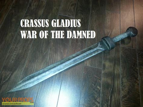 Spartacus: War of the Damned Crassus Father Sword Gladius original prop ...