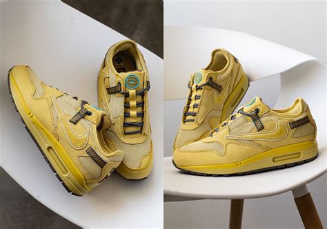 Travis Scott Nike Air Max 1 Saturn Gold DO9392-700 Release Date ...