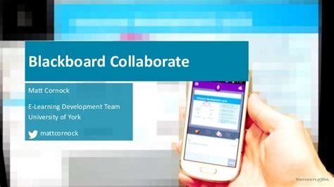 Blackboard Collaborate Overview