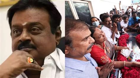 Vijayakanth Passes Away | Vijayakanth Wife Premalatha Breaks Into Tears ...