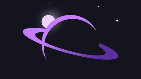 Download wallpaper 1920x1080 saturn, planet, space, vector, art, purple ...