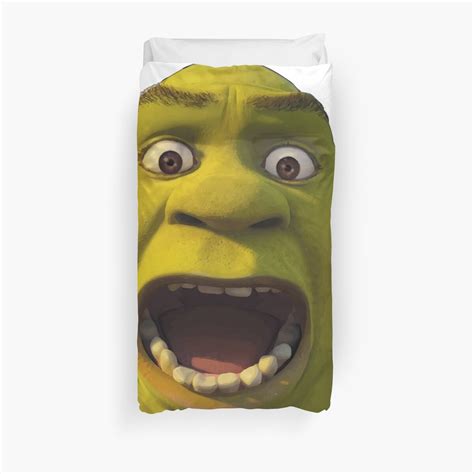 "Surprised Shrek" Duvet Cover by Cam-Guay | Redbubble