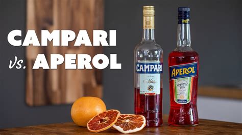 Campari vs Aperol | TASTE TEST & COMPARISON - YouTube