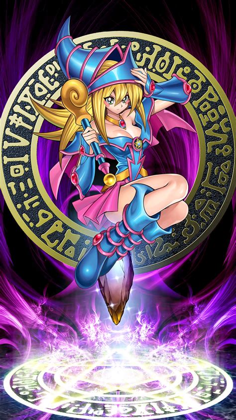 Dark Magician Girl Phone Wallpaper 1 by CrimsonDragon01 on DeviantArt