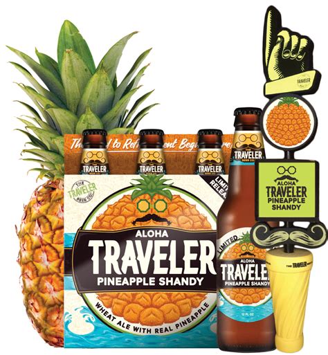 Review: The Traveler Beer Co. Aloha Pineapple Shandy - Drinkhacker