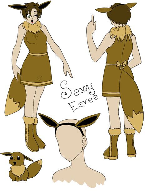 Eevee Girl Costume Design by ReiDavidson on DeviantArt