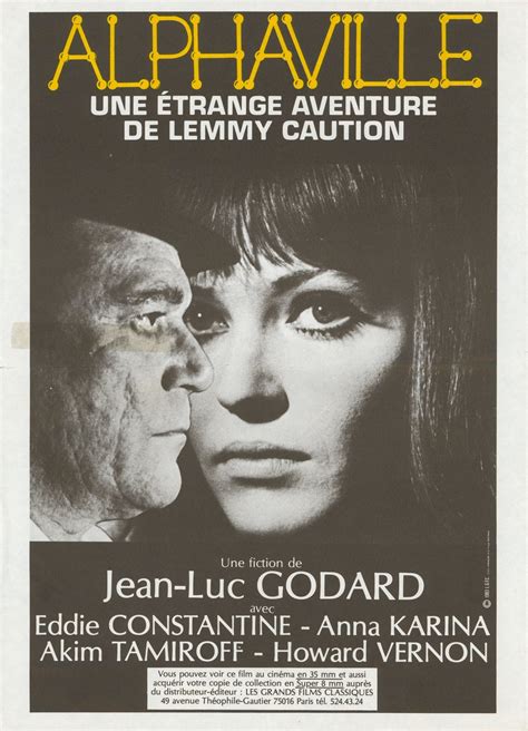 Alphaville Original R1982 French Mini Movie Poster - Posteritati Movie Poster Gallery