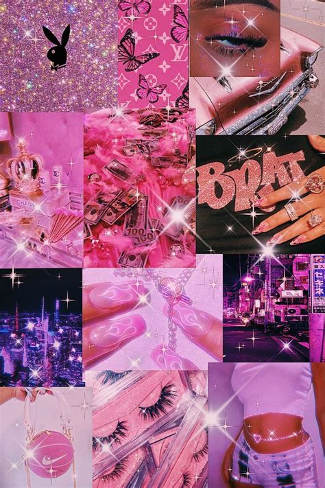 Baddie Wallpapers Blue Baddie Aesthetic Collage Pink Baddie Images | Images and Photos finder