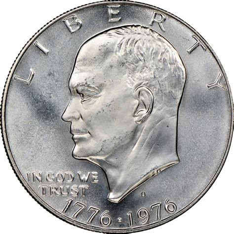 1776-1976 S Silver $1 MS Eisenhower Dollars | NGC