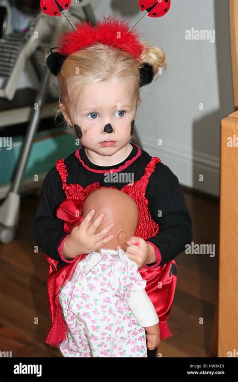 Baby ladybird ,child costume at Halloween, wear face paint, face ...