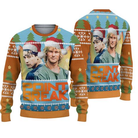 Point Break Johnny Utah FBI Agent Angelo Pappas Ugly Sweater sold by ...