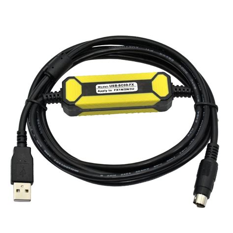 Business & Industrial For Mitsubishi plc programming cable data cable FX series USB-SC09-FX ...