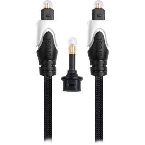 Crest Digital Audio Toslink to Toslink Cable 3m - Black | BIG W