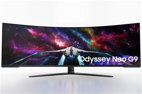 Samsung Odyssey Neo G9 curved monitor has an unbelievably wide span ...