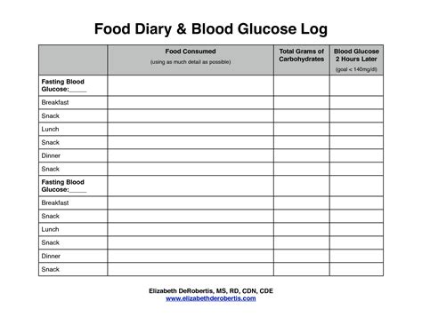 Free Diabetic Log Book Printable - Free Printable