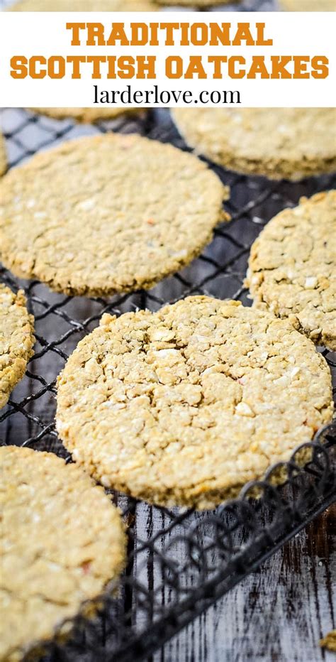 Super Easy Traditional Scottish Oatcakes - Larder Love