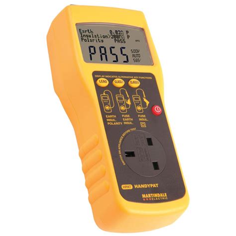 Martindale HPAT500 Simple Handheld PAT Tester | Rapid Electronics