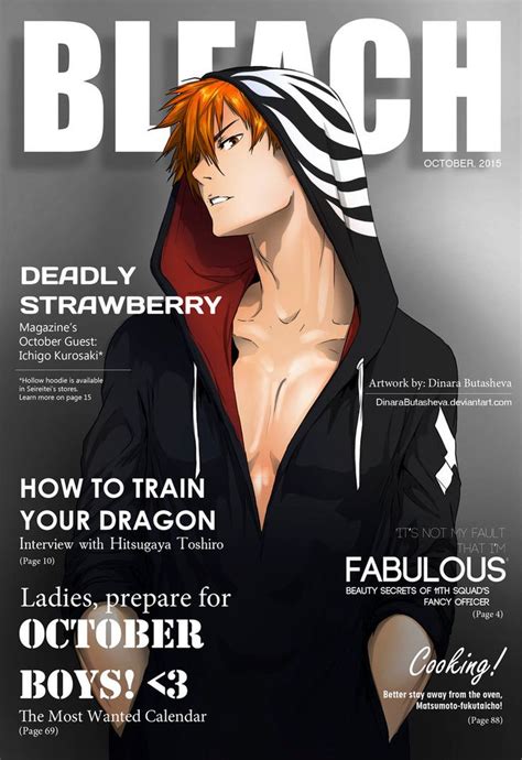 Bleach Magazine Cover | Bleach anime, Bleach anime ichigo, Bleach ...