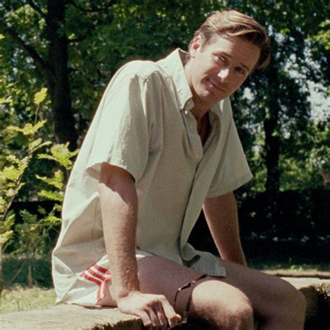 Armie Hammer Peach Scene In Call Me By Your Name