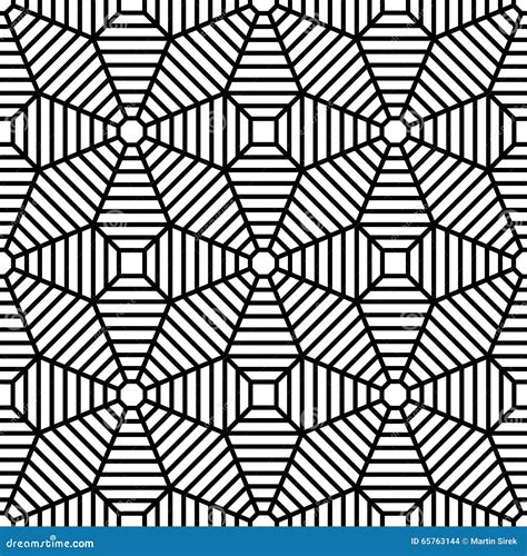 Vector Modern Seamless Geometry Pattern Grid, Black And White Abstract Stock Vector - Image ...