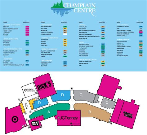 Champlain Centre (57 stores) - shopping in Plattsburgh, New York NY 12901 - MallsCenters