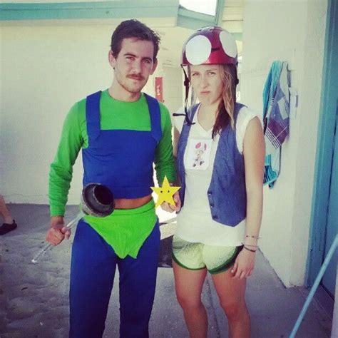 luigi and toad from super mario costume | Super mario costumes, Mario ...