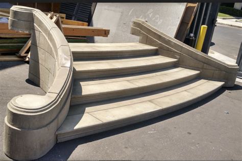 Curved Stone Steps | For Rent in Los Angeles | Recycled Movie Sets