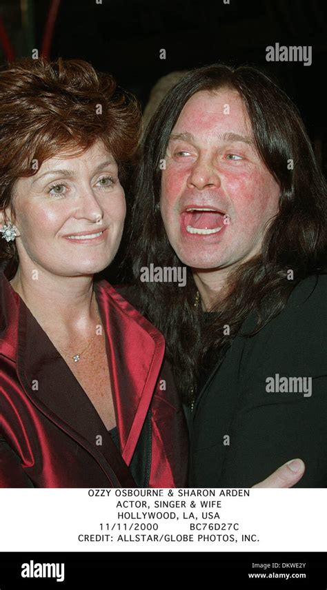 Nov. 11, 2000 - HOLLYWOOD, LA, USA - OZZY OSBOURNE & SHARON ARDEN.ACTOR ...