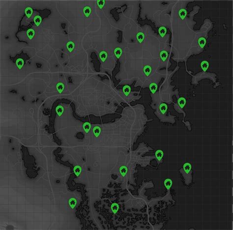 Fallout 4 Settlement Spawn Points Map - World Map Atlas 506