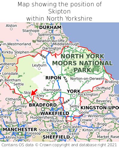 Where is Skipton? Skipton on a map