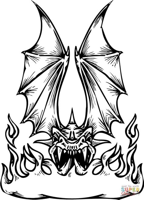 Fire Breathing Dragon Coloring Pages - Coloring Home