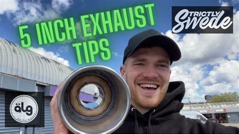 5 inch exhaust tips on my Volvo c30 - YouTube