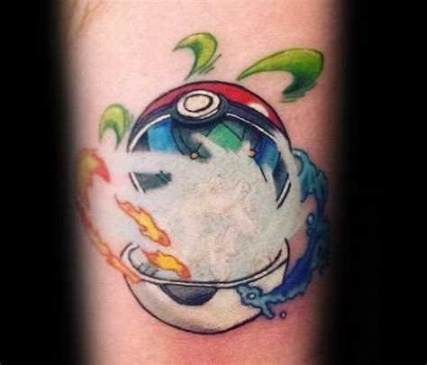 50 Pokeball Tattoo Designs für Männer – Pokemon Ink Ideen - Mann Stil ...