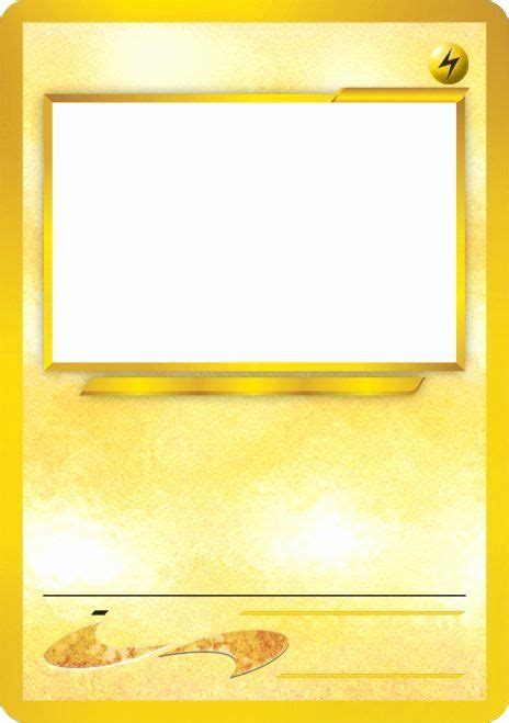 Blank Trading Card Template Best Of Blank Pokemon Card Template Best ...