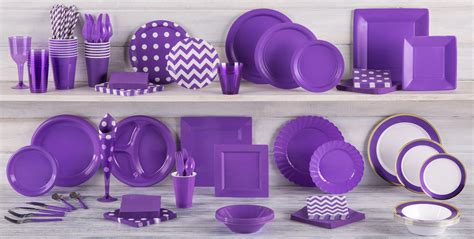 Purple Tableware - Purple Party Supplies - Party City