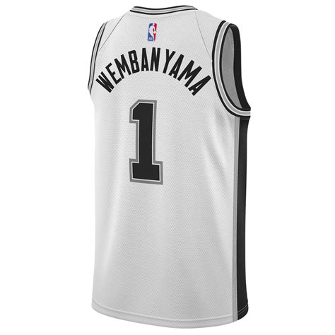 San Antonio Spurs Men's Nike Association Edition 2023 #1 Draft Pick ...