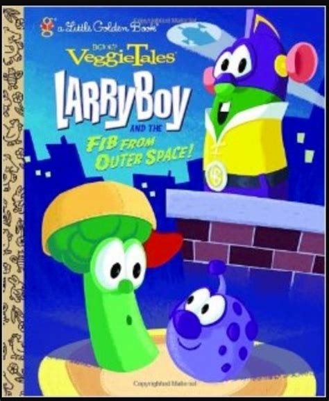 the veggie tales book cover shows two cartoon characters