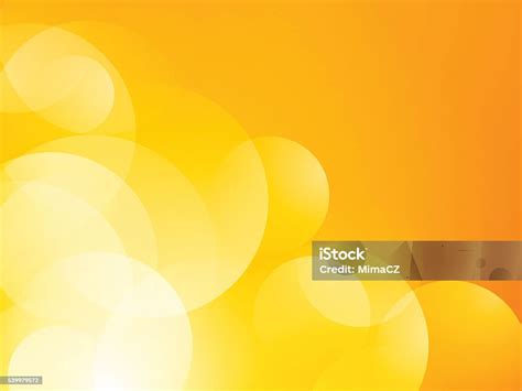 Sparkle Yellow Light Circle Bokeh Background Stock Illustration - Download Image Now - Abstract ...