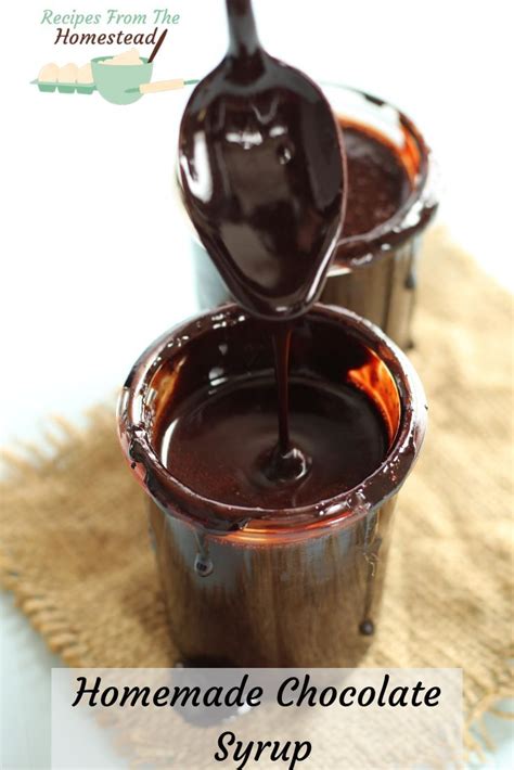 Thick, rich, and fudgy, this homemade chocolate syrup is perfect for drizzling over ice cream ...