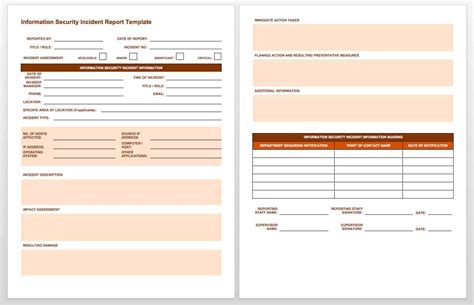 Free Incident Report Templates & Forms | Smartsheet With Regard To Itil ...