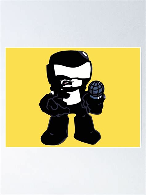 "Tankman character from FNF" Poster for Sale by AbrekArt | Redbubble