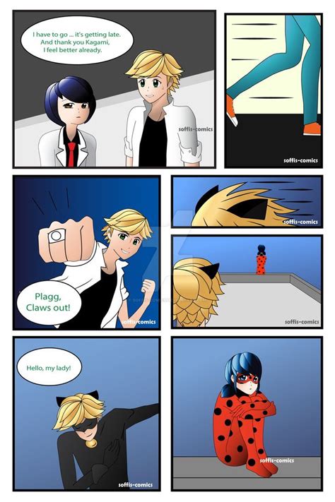 THE HUG ch 1, pg 2, Miraculous Ladybug comic by https://www.deviantart ...