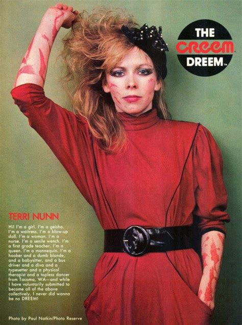 Terri Nunn. | 80s fashion, Fashion looks, Fashion